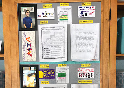 Personalized student data and achievement walls